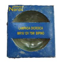 Lâmpada dicróica MR16 12V 75W BIPINO NARDS Lâmpada dicróica MR16 12V 75W BIPINO NARDS