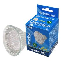 Lâmpada Dicroica Mr16 Led 1W 220V Pino Fino Gu 5,3 Cor Verde