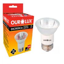 Lampada Dicroica Ourolux 50Wx220V. 2800K E-27