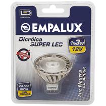 Lâmpada Dicroica Super Led Mr16 12V Gu5,3 Neutro