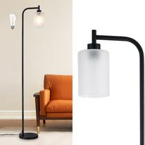 Lâmpada DINGLILIGHTING Candeeiro de chão preto fosco 8W 120V Lâmpada DINGLILIGHTING Candeeiro de chão preto fosco 8W 120V