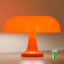 Lâmpada DIVEKID Cordless Mushroom Recarregável Laranja 28x19,5cm