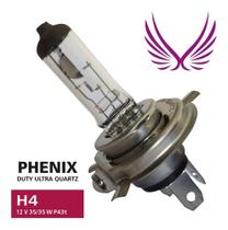 Lampada Do Farol Cristal Universal H4 12v 35x35 10 Unidades