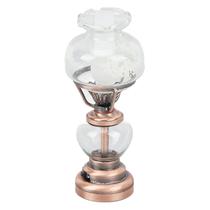 Lâmpada Dollhouse Candlestick Dilwe Miniature Glass Shade