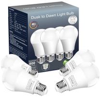 Lâmpada Dusk to Dawn Boxlood 9W 800lm E26 3000K, pacote com 4