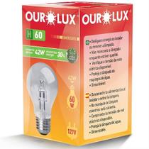 Lâmpada Ecológica Halógena H100 Clara 70W 220V - 02135 - OUROLUX Lâmpada Ecológica Halógena H100 Clara 70W 220V - 02135 - OUROLUX