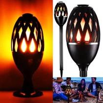 Lâmpada efeito chama LED Tocha de fogo para decoração suporte espigão de mesa e jardim 57003