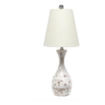 Lâmpada Elegant Designs LT3336-MOP Coastal Seashell Mosaic