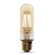 Lâmpada elétrica Feit Electric Vintage LED T10 Amber E26 40W 2100K