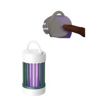 Lâmpada Elétrica Recarregável USB Para Matar Mosquitos, Repelente De Insetos Para Acampamento Ao Ar