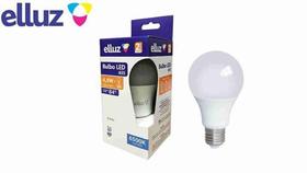 Lâmpada Elluz Ledbulbo Luz Fria 6500k 4.8w E27 450 Lumens Bivolt