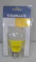 Lampada Empalux LED A60 10W E27 COR Amarela BiVolt