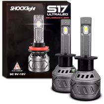 Lâmpada Encaixe Shocklight Ultra Led S17 Nano H1 5000 Lumens 6000k 55w 12v