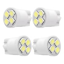 Lampada Esmagada Grande Pingao 4 Leds Branco 24v 4 Pcs Meia