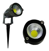 Lâmpada Espeto De Jardim Luminária Led Plana 5W - Grupo Shopmix