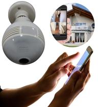 Lampada Espia Camera Ip 360 Wifi Visao Noturna Soquete E27 Lampada Espia Camera Ip 360 Wifi Visao Noturna Soquete E27