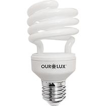 Lampada espiral 25W X 220V 6500k luz branca- Ourolux