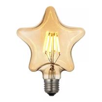 Lâmpada Estrela Led Bivolt De Filamento P/ Pendente E Abajur STAR