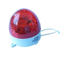 Lâmpada Estrobo Strobo Flash Redondo Somente 110V Cor Vermelho 6W Advertência Pânico