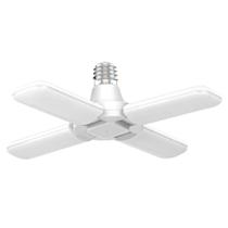 Lâmpada Fan Led 28w Branco 6500k 4 Pétalas Bi-volt