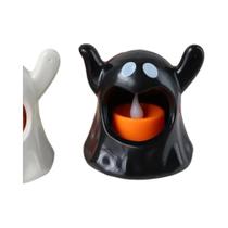Lâmpada Fantasma De Halloween LED, Velas Sem Chama, Acessórios Decorativos Para Festas, Atmosfera De Lâmpada Fantasma De Halloween LED, Velas Sem Chama, Acessórios Decorativos Para Festas, Atmosfera De