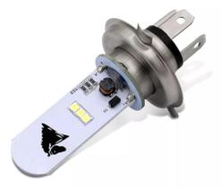 Lampada Farol H4 3 Led 12v 2.5 / 5 w 6500k S/ Reator Strobo - STALLION Lampada Farol H4 3 Led 12v 2.5 / 5 w 6500k S/ Reator Strobo - STALLION