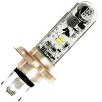 Lampada farol h4 moto 12v 35x35w 3+3 leds 125/150 super branca stallion black efeito xenon 8000k 1500lm Lampada farol h4 moto 12v 35x35w 3+3 leds 125/150 super branca stallion black efeito xenon 8000k 1500lm
