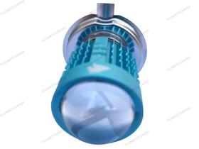 Lampada farol h4 moto 12v 35x35w super led super branca canhao universal stallion