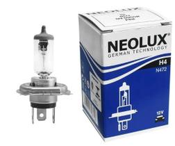 Lâmpada Farol H4 Standard12V 60/55W Neolux Halógena Original