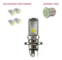 Lampada Farol Led Cg Fan 125 -150-Led Pisca + Led-Tras/Freio