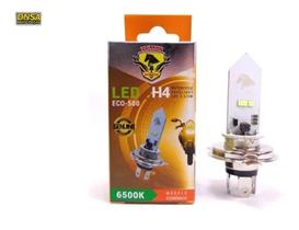 Lampada farol led h4 6500k stallion