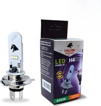 Lâmpada Farol LED H4 Stallion Prime 8000K Super Branca