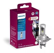 Lampada Farol Led Moto Ultinon 6000k Philips H4 Todas Motos