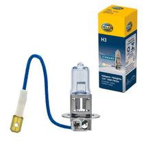 Lampada farol milha com rabicho h3 24v - hella h324v