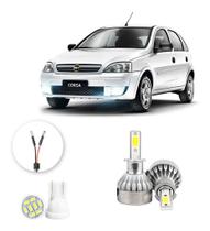 Lampada Farol Milha Led Chevrolet Corsa 2002 A 2012 20000lm Lampada Farol Milha Led Chevrolet Corsa 2002 A 2012 20000lm