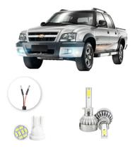 Lampada Farol Milha Led Chevrolet S10 2001 A 2011 20000lm