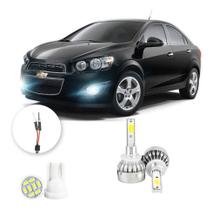 Lampada Farol Milha Led Chevrolet Sonic 2012 A 2014 20000lm