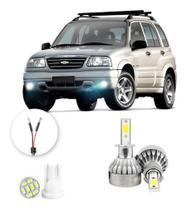 Lampada Farol Milha Led Chevrolet Tracker 2001 2009 20000lm