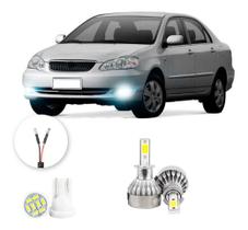 Lampada Farol Milha Led Toyota Corolla 2003 A 2007 20000lm