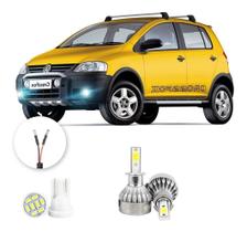Lampada Farol Milha Led Volkswagen Crossfox 03/2007 20000lm