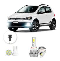Lampada Farol Milha Led Volkswagen Crossfox 15/2017 20000lm