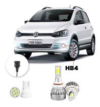 Lampada Farol Milha Led Volkswagen Fox 2015 A 2021 20000lm Lampada Farol Milha Led Volkswagen Fox 2015 A 2021 20000lm