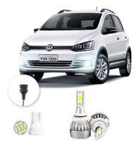 Lampada Farol Milha Led Volkswagen Fox 2015 A 2021 20000lm Lampada Farol Milha Led Volkswagen Fox 2015 A 2021 20000lm
