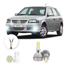 Lampada Farol Milha Led Volkswagen Gol G4 06 A 2013 20000lm