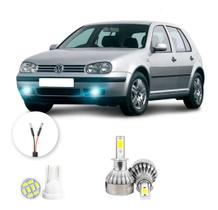 Lampada Farol Milha Led Volkswagen Golf 1999 A 2006 20000lm