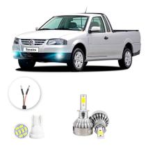 Lampada Farol Milha Led Volkswagen Saveiro G4 06/12 20000lm