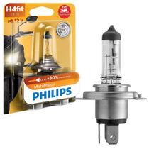 Lâmpada Farol MotoVision H4Fit 30% Mais Iluminação 12V 35/35W Philips 12458EDMVB1