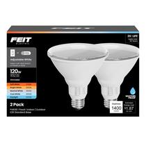 Lâmpada Feit Electric PAR38 LED 15W regulável, pacote com 2