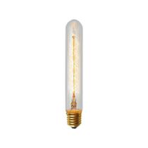 Lâmpada Filamento Carbono Blumenox T30/185 Retro E27 âmbar 220v Lâmpada Filamento Carbono Blumenox T30/185 Retro E27 âmbar 220v