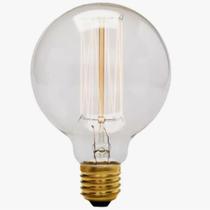 Lâmpada Filamento Carbono G95 40w Dimerizável 220v Lâmpada Filamento Carbono G95 40w Dimerizável 220v